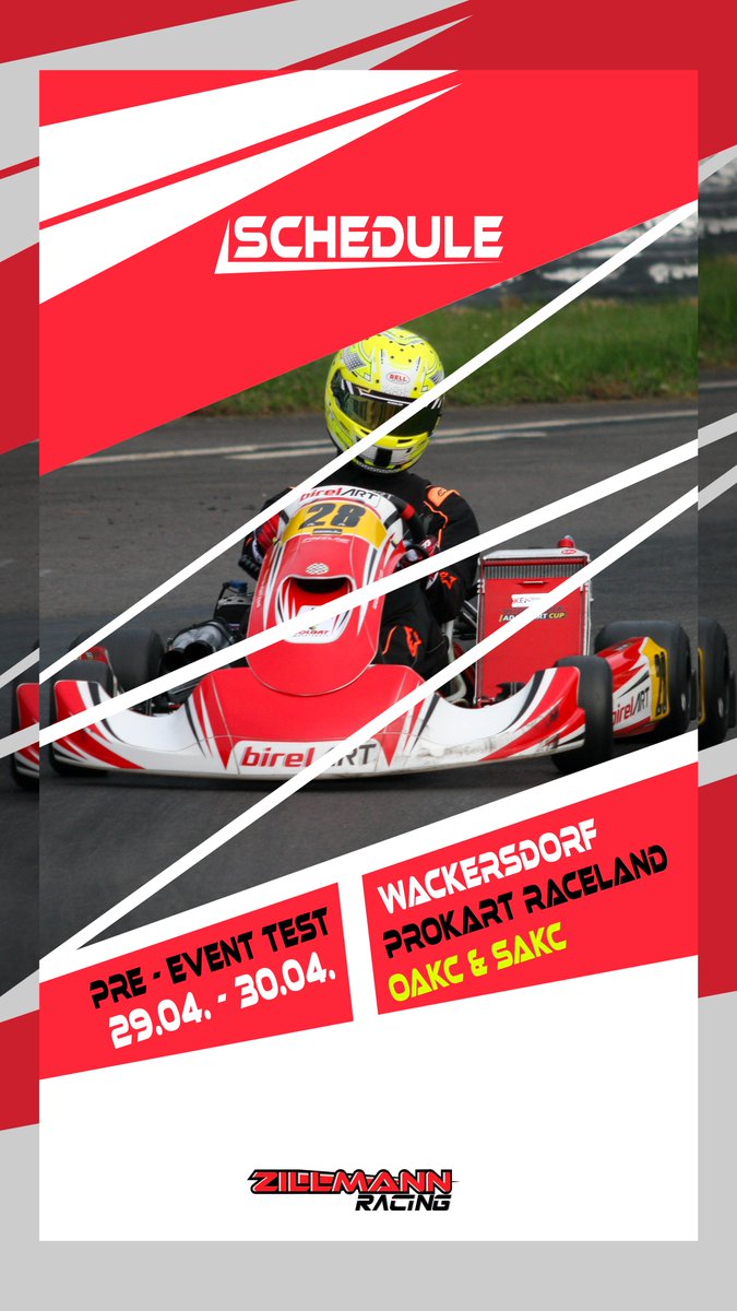marcel_zillmann's tweet photo. Am kommenden Wochenende geht es für uns zum ersten Mal auf die diesjährige Weltmeisterschafts-Strecke und somit zum Prokart Raceland Wackersdorf, um für das 2. Rennen des OAKC Ostdeutscher ADAC Kart Cup in 2 Wochen vorbereitet zu sein.📷 https://t.co/bveEwzAPC0 https://t.co/rz1LW2mCGT