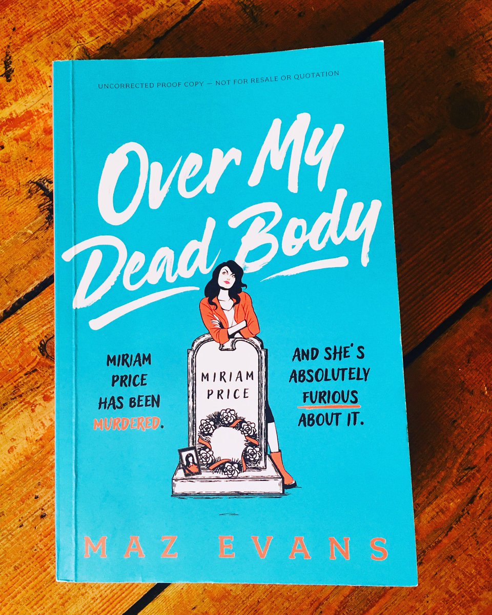 This thriller has more jokes per paragraph than many #Netflix specials have in an hour. The hilarious #OverMyDeadBody by  @MaryAliceEvans is also a fab #whodunnit with brilliant #characters
A gleeful read!!
Love you Maz!!!
#ARC #WritingCommnunity