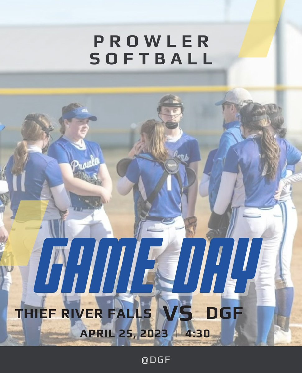 ProwlerSoftball's tweet photo. On the road again!! Today we head to DGF to take on the Rebels! Game time is 4:30 https://t.co/CbTOCDwVRM