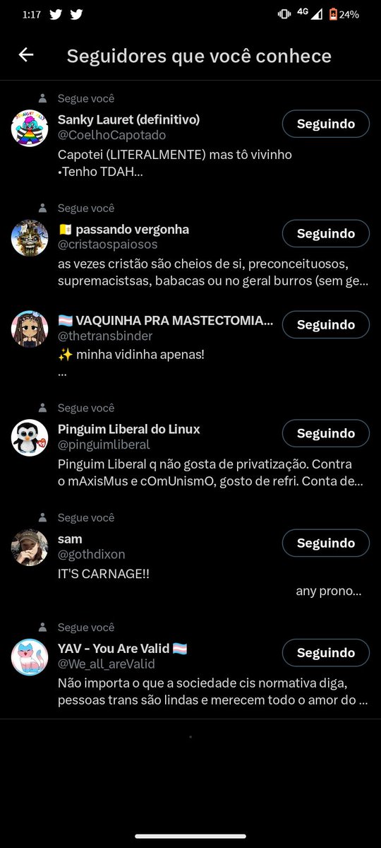 followvalidppl's tweet photo. essa conta acabou de seguir a página, como disse na main, NÃO TENHO PACIÊNCIA PRA CRISTÃO, já bloqueei a conta e o unfollow nas contas do segundo print PERMANECERÁ até que dêem unfollow nessa coisa ai. https://t.co/bTfkNAicqW