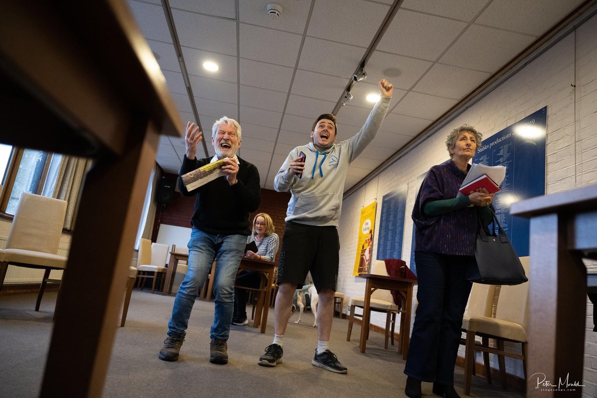 NymTheatre's tweet image. Some rehearsal pics for Jet Set Boy -  opens @stablestheatre #Hastings #Sussex in 10 days time #Coronation weekend.   stablestheatre.ticketsolve.com/ticketbooth/sh…