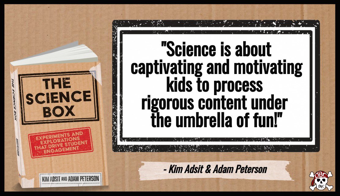 burgessdave's tweet image. &quot;Science is about captivating and motivating kids to process rigorous content under the umbrella of fun.&quot; - @AdamPetersonEdu &amp;amp; @kindergals in #TheScienceBox
Packed with wonderful ideas especially for primary science curriculum. 
amazon.com/Science-Box-Ex… #dbcincbooks #tlap