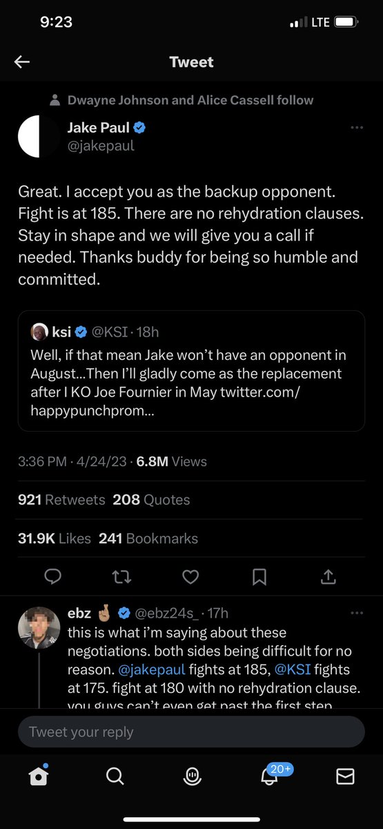 ethanolsondogs's tweet photo. @KSI Bro doubt this tweet even exists a week from now fucking hate jake paul more than i hate myself https://t.co/EBmYMaNCEP