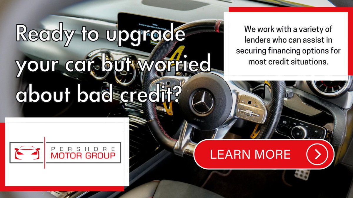 PershoreMotorG's tweet image. Ready to upgrade but worried about bad credit? We can turn that frown around!💪

Working with lenders who specialise in bad credit, we make getting your dream car easy.

With an unbeatable selection now's the time to upgrade! Contact us today to learn more.🏎️

#BadCreditFinancing