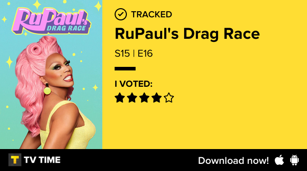 YSTwit's tweet image. I've just watched episode S15 | E16 of RuPaul's Drag Race! tvtime.com/r/2N7CE #tvtime