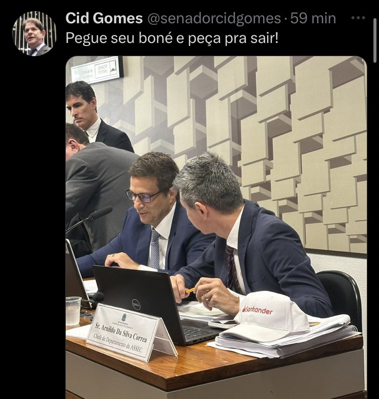 Senador Cid Ferreira Gomes