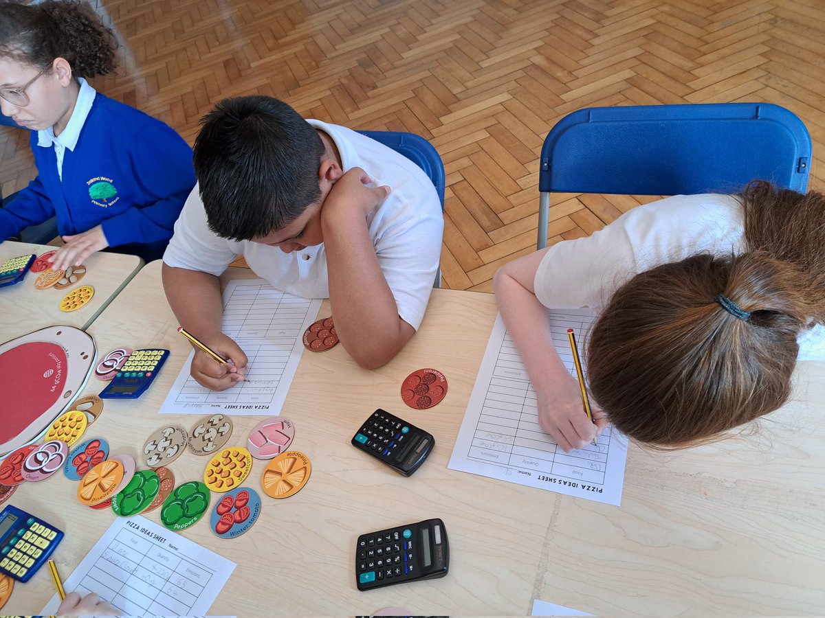 To celebrate #EarthDay Year 4 & Year 5 became food scientists learning about the link between food and Climate change. In #TakeabiteCC's Planet Pizza activity with @RethinkFoodUK they chose toppings and calculated greenhouse gas emissions to create a pizza good for our planet 🌍