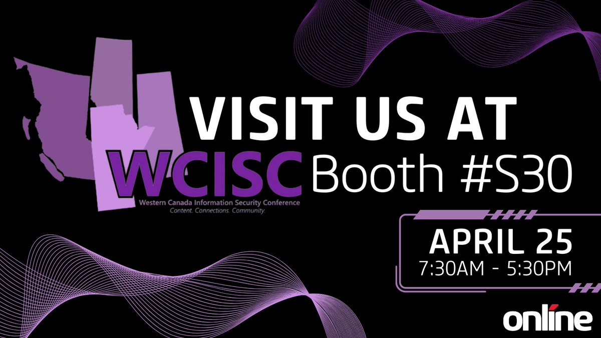 obs_global's tweet image. Hey #Winnipeg and #WCISC attendees: be sure to stop by our booth today! We have smiling faces, security experts on-site, and lots of great takeaways for you to bring home. 😎

#wcisc2023 #rbcconventioncentre #winnipeg #winnipegtech #winnipegconference  #itconference