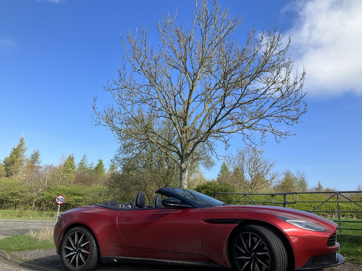 Proof that the sun does shine in Scotland!

Beautiful day again here, we have had a good few of them recently. So I decided to enjoy this Volante with the roof down after collecting it from our customer. 

Then I decided to pull over and take some images to let everyone enjoy it!