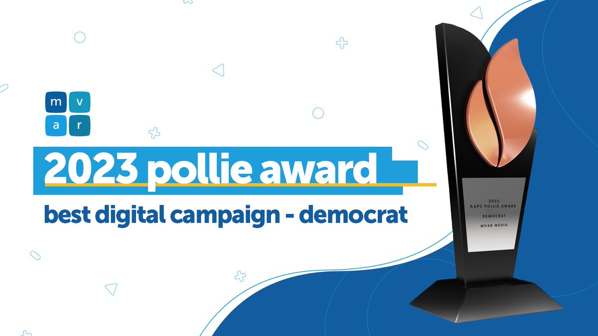 Proud of our work for Senator Patty Murray, which brought home a Pollie for Best Democratic Digital Campaign.