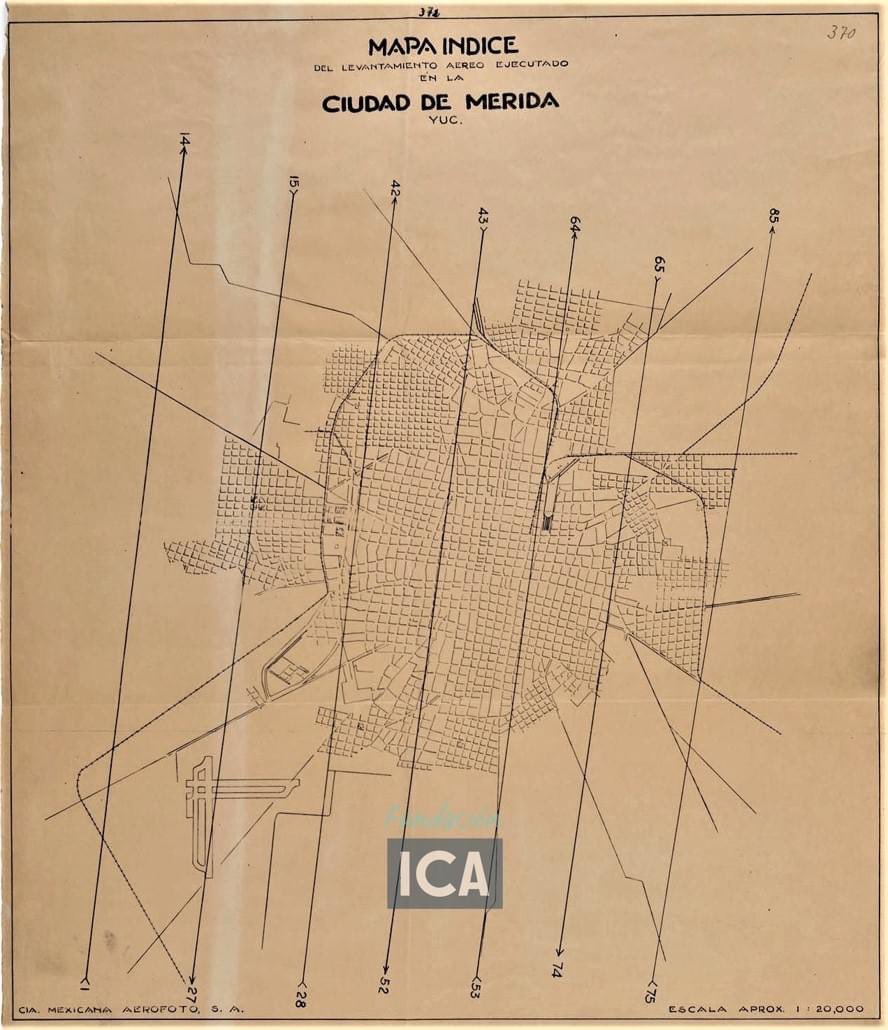 ICAMexico's tweet image. ¿Sabías que el Fondo Aerofotográfico del Acervo Histórico de Fundación ICA reúne 53 fotografías oblicuas, 22 obras verticales y 14 mapas referentes al estado de Yucatán? Consulta las colecciones digitalizadas en #CODIFICA #AcervoHistórico fundacion-ica.org.mx/colecciones_di…