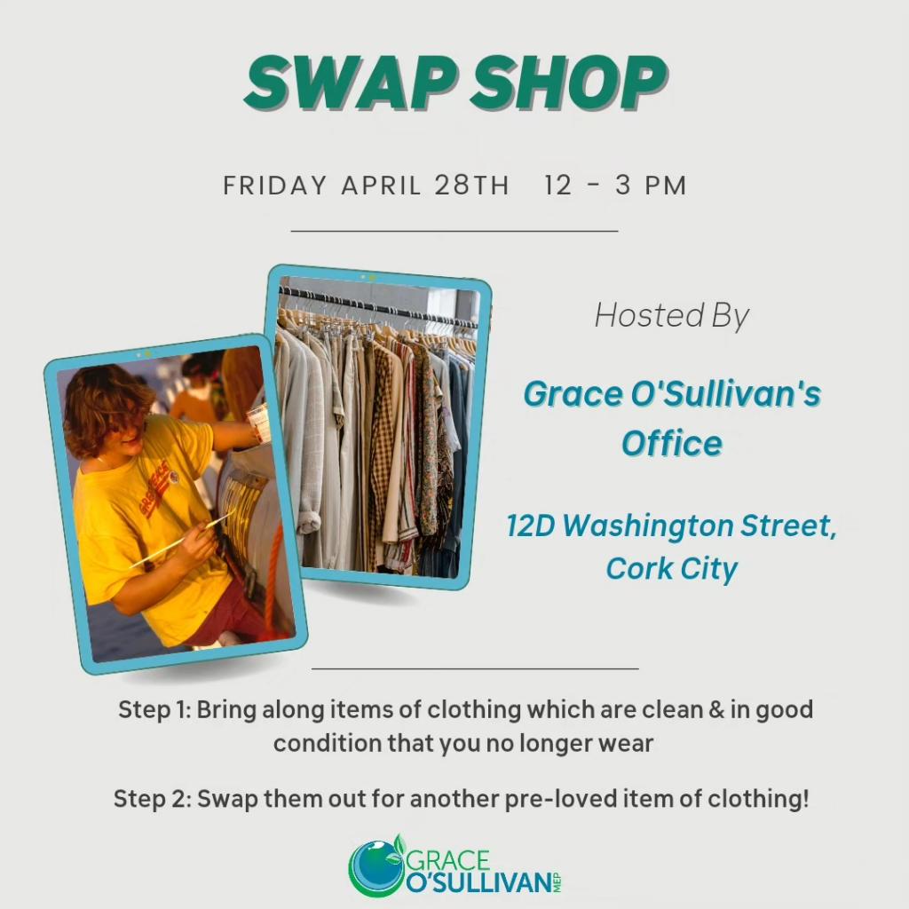 GraceOSllvn's tweet image. We&apos;re back for another #Swapshop this week in the #Cork office! 

All going well, we&apos;ll be hosting it on the last Friday of every month from now on - add it to your calendar! 🗓