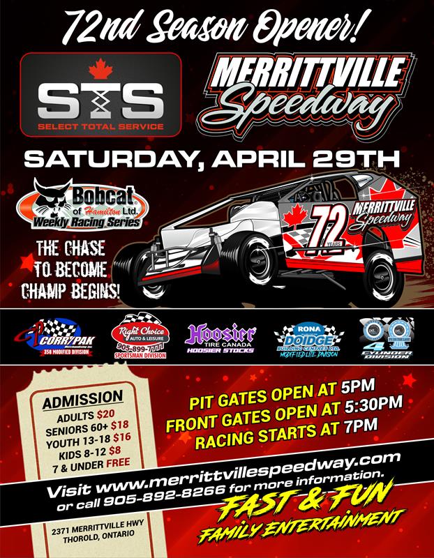 72nd Season Opener Set for Saturday Night merrittvillespeedway.com/press/article/…