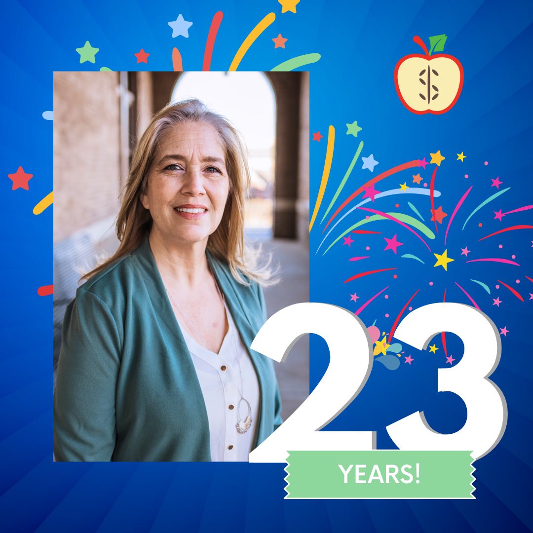 EconomicsAR's tweet photo. Our #EconAR Program Assistant, Elisha Poteet, is celebrating 23 years of dedication to our organization today! Happy Work-iversary, Elisha! We appreciate all you do!! 🎉🎉 https://t.co/BSNFYoZO3E