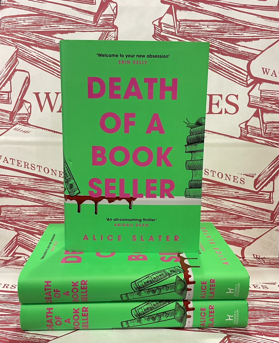 Very excited to have the finished copies of @alicemjslater #DeathofaBookseller.
@HodderFiction Highly recommend it.