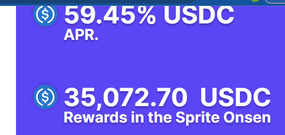 SpriteOnsen's tweet photo. USDC APR up 1.18% from #OnsenAI from this weekend😎

#SpriteOnsen #AI #Sprite https://t.co/aJs0p8i5aj