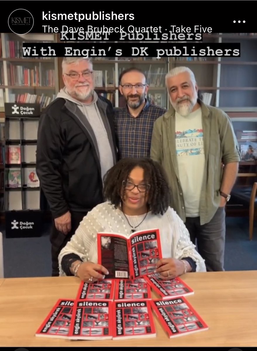 SilenceGirls's tweet photo. Our wonderful publishers Kismet publishers with Engin Turkish publishers in Istanbul today! #Silence the books are being shipped on Friday! Our wonderful project has come to completion we are happy @dogankitap @tanilyasar @OEmir @Artistanbul1 @enginistmht @EnginHearts https://t.co/nWAFqI9uSd