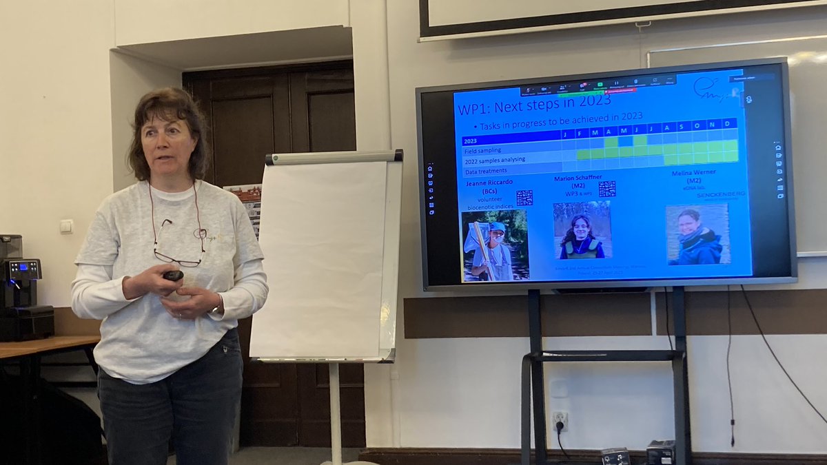 ProjectEmysR's tweet image. Corinne Grac presenting first year achievements of WP1 « #Timescale and the role of #ecological #successions in #wetland #restoration » involving @geobiodiversity @LOEWE_TBG @KTheissinger #Daugavpils university and #CNRS #Strasbourg labs