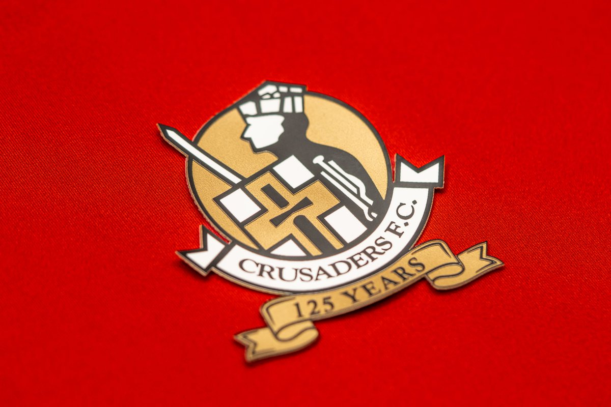 CrusadersFC's tweet photo. Just 1 hour to go 👀❤🖤
#backtooriginal
#itsnotblackandwhite #goldenyear #125th
@adidasUK @BoyleSports @ProD_Soccer @OfficialNIFL https://t.co/HtZb78b2BE