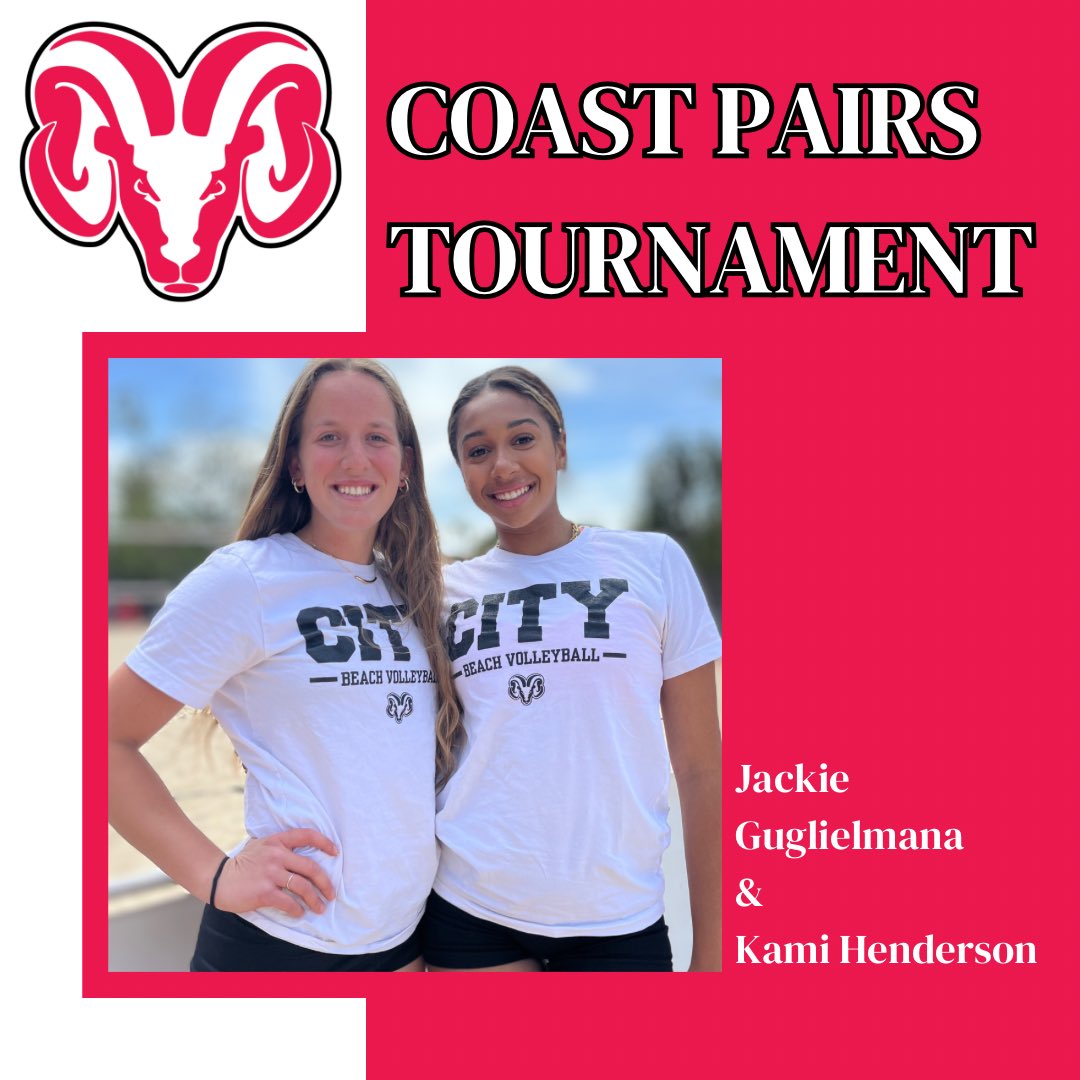 fresnocityvb's tweet photo. ๐จ PAIRS TOURNAMENT ๐จ
Jackie and Kami will be competing in the Coast Conference Pairs Tournament this Friday! (Main Beach - Santa Cruz, Ca ๐ข)
๐๏ธ๐๐
#gorams #beachvolleyball #collegebeachvolleyball #pairstournament #coastconference https://t.co/wckrgSTrq4