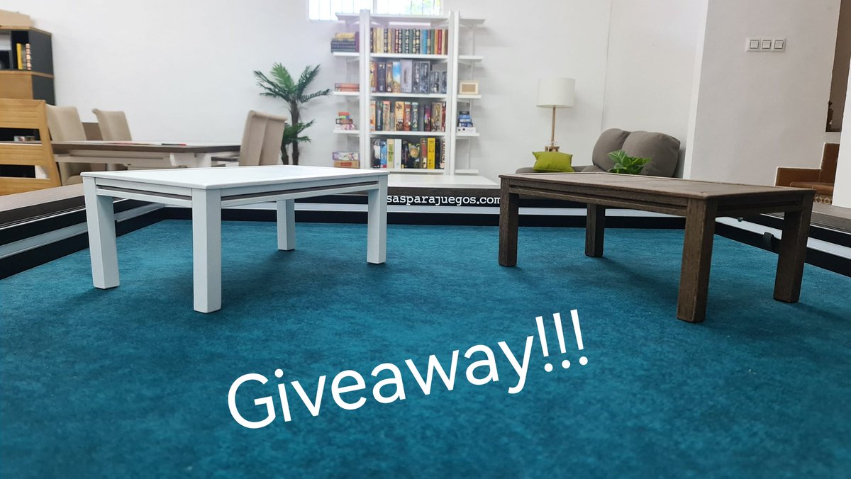 mesasparajuegos's tweet photo. 🚨 Giveaway of one of our #TinyTables prototypes. To participate: 
♥️Like this tweet +
🔄 Retweet +
Follow our campaign preview @gamefound⤵️
https://t.co/qTcWg4LO45

🚨Sorteo de un prototipo de nuestras Tiny Tables. Para participar: ♥️Me gusta +🔄 Retuit + Seguir la precampaña https://t.co/M5qvOUM8Ez