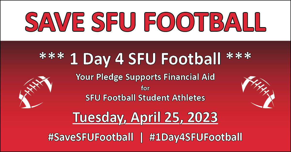 Please take note of this opportunity to support football in BC. 

This link will take you to the landing page with more information. The pledge link will be open until 11:59pm on April 25, 2023.
mailchi.mp/78c58d65760a/s…