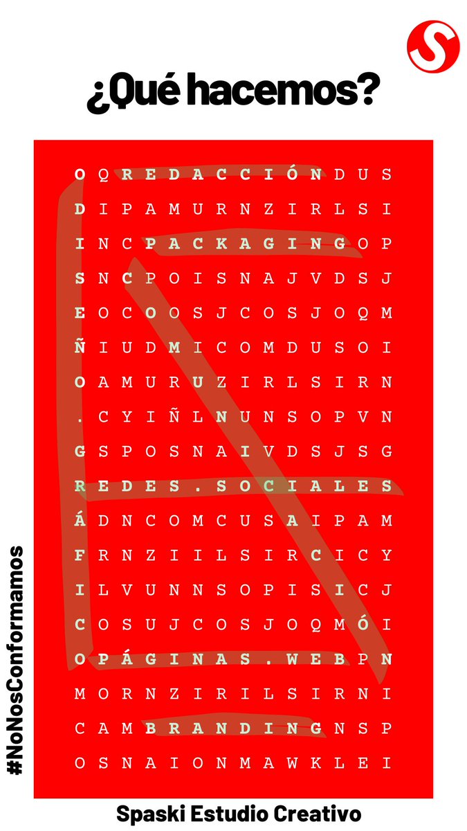 estudiospaski's tweet photo. 🤔 ¿𝐐𝐮𝐞́ 𝐡𝐚𝐜𝐞𝐦𝐨𝐬?
✔️ #Branding
✔️ #Comunicación
✔️ #DiseñoGráfico
✔️ #PáginaWeb
✔️ #Packaging
✔️ #RRSS
✔️ Redacción de #Contenidos
✔️ Y todo lo que necesites para tu #marca.
📩 proyectos@spaski.es
📩 contenidos@spaski.es
#NoNosConformamos https://t.co/m77kddpPWR