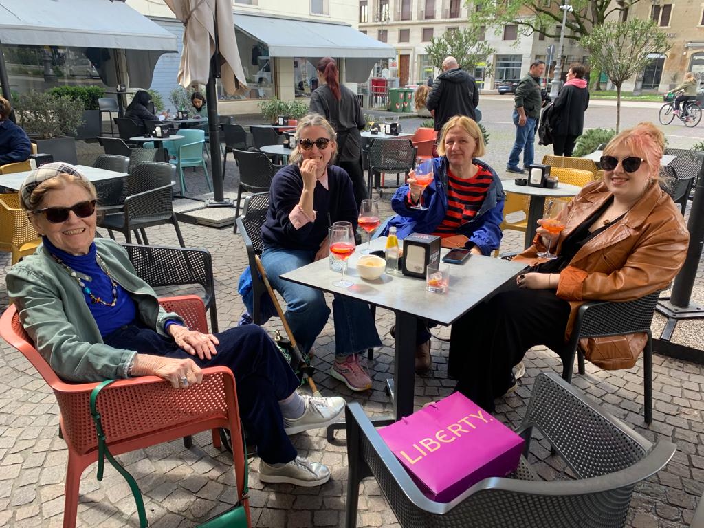 handsonlatin's tweet photo. We are making this short trip to Vicenza in honour of my father who died unexpectedly a year ago today. Cin cin papa! Here's to you kidda! Here's to the memory of you and all those special holidays we had together in Italy since we were molto giovani/giovane!!!! Ciao ciao!! https://t.co/kALmub6j3H