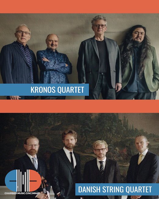 chambermuscincy's tweet photo. Subscriptions to our 23/24 season are now live! Can’t wait to welcome these stunning musicians back to the Queen City ✨✨✨🎶🎶🎶🌟🌟🌟
#imaniwinds #ensemble4point1 #kronosquartet #danishstringquartet #michellecann #randallgoosby #chambermusiccincinnati #cincyarts #chambermusic https://t.co/y3xdtnmZQi