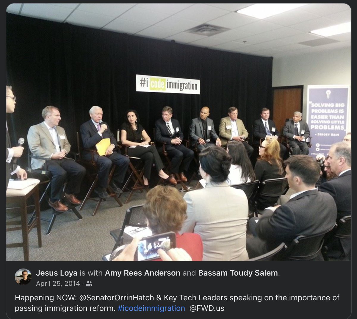 This was 9 years ago today and I'm afraid we haven't made much progress as a country on #Immigration  policy reform.

I genuinely believe that if we reframe the conversation, there would be broad-based support for what is ultimately an indicator of a rising society: hard-working