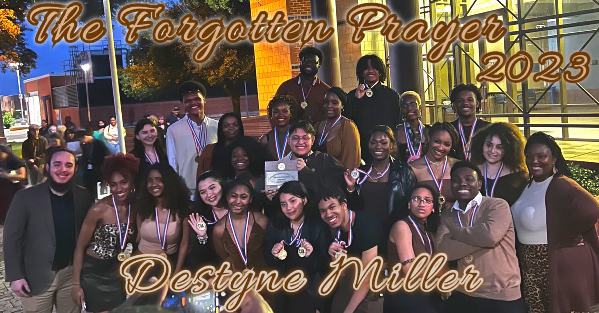 Moving forward with our women playwrights of color, and even more specifically Black women, we welcome our own <a href="/destyneRmiller/">Destyne Miller</a> to the list of playwrights whose work we will share at the state contest. It has been such a privilege being a part of creating and telling this story ✨