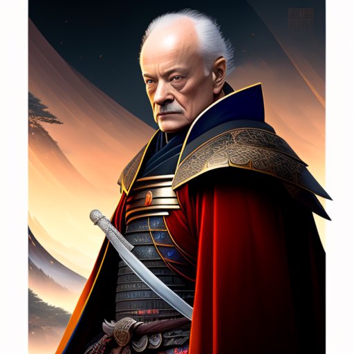 eisenschadel's tweet photo. @Stretchedwiener Emperor Palpatine in medieval Japan 2/2 (with bonus Palpatine as a theropod) #StarWarsAIChallenge https://t.co/ZS7JCLzg8y