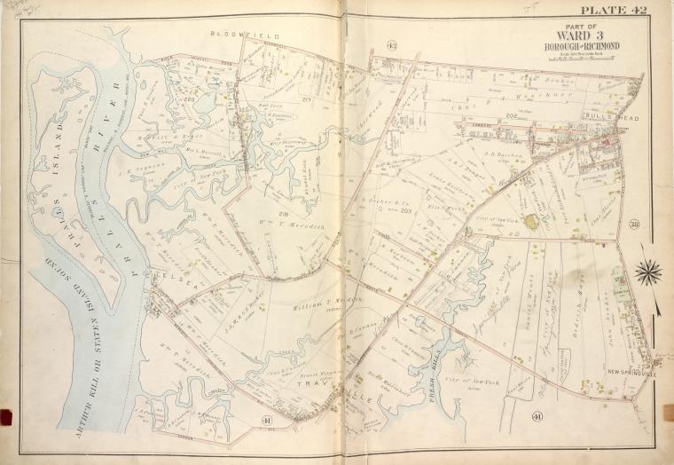 mapfriend's tweet photo. Plate 42, Part of Ward 3 [Map bound by River Road (Water St), Chelsea Road, Bloomfield Ave… https://t.co/UXSOXXYKke https://t.co/pGjnVQuy8W