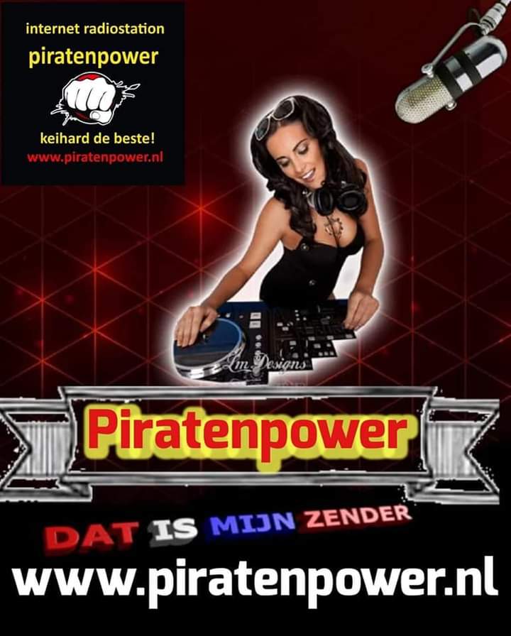Zondag avond weer plaatjes draaien via piratenpower.nl om 6 uur tot 24 uur met de mooiste HITS piraten hits
