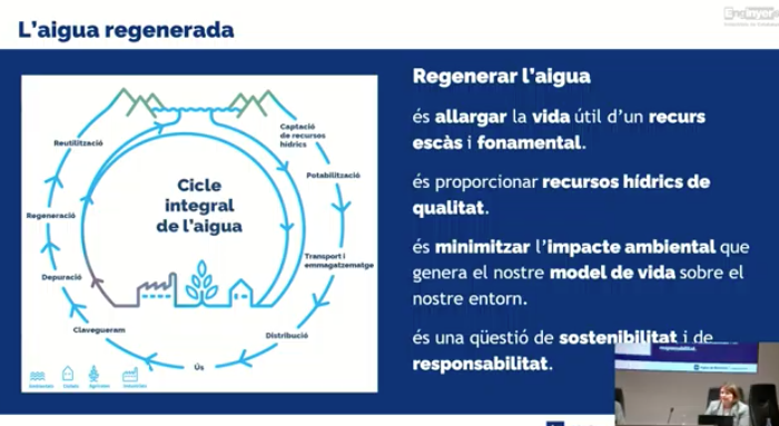 💬 "L’aigua regenerada és aigua de qualitat i segura. Apliquem criteris de gestió del risc a la gestió del cicle integral de l'aigua. El seu principal destí és el cabal ecològic a l'era del Baix Llobregat"

👤 Àngels Vidal Nogué, directora d'Ecofactories d'@Agbar

#JornadesEIC