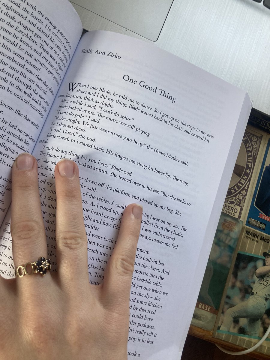 CurrantJam_pub's tweet photo. CJ’s Fiction and Poetry Editor (and tweet mistress) @EmilyAnnZisko with her copy of the Beloit Fiction Journal featuring her short story “One Good Thing” - good things to come!!! https://t.co/TNwDYHWpWC