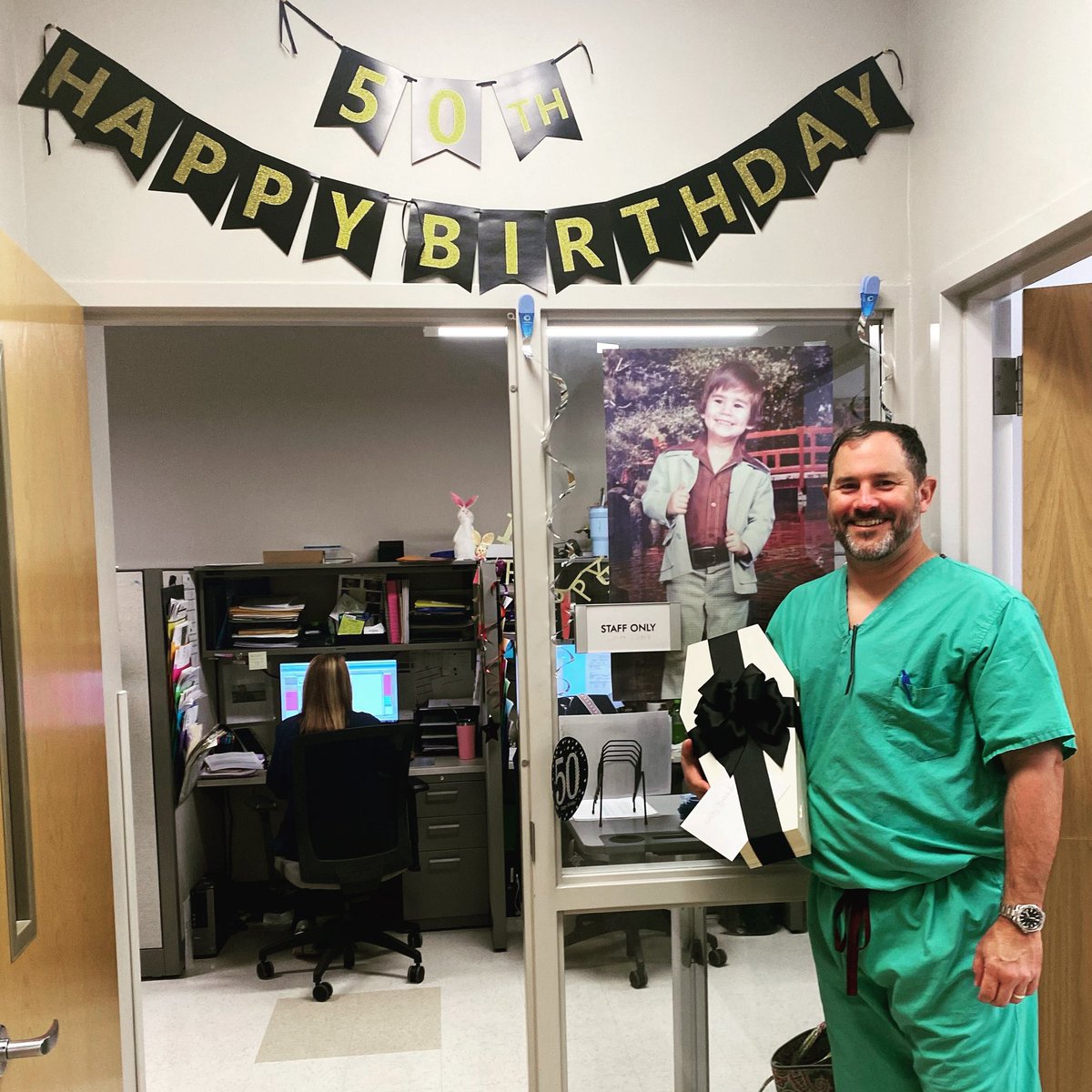 And another BIG happy birthday🥳 to Dr. Futvoye! He turns the big 5-0 today‼️ You don’t look a day over 30 doc! We love you💙

#birthdayboy #capitalortho
