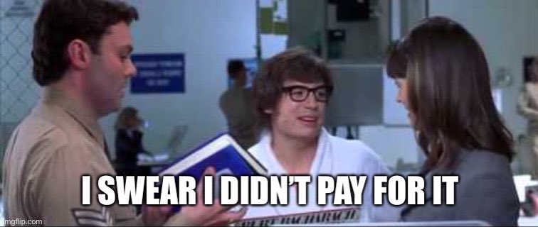Funny how pretty much overnight, the Twitter Blue Tick went from a status  symbol to the Swedish-made penis enlarger pump, in Austin Powers.