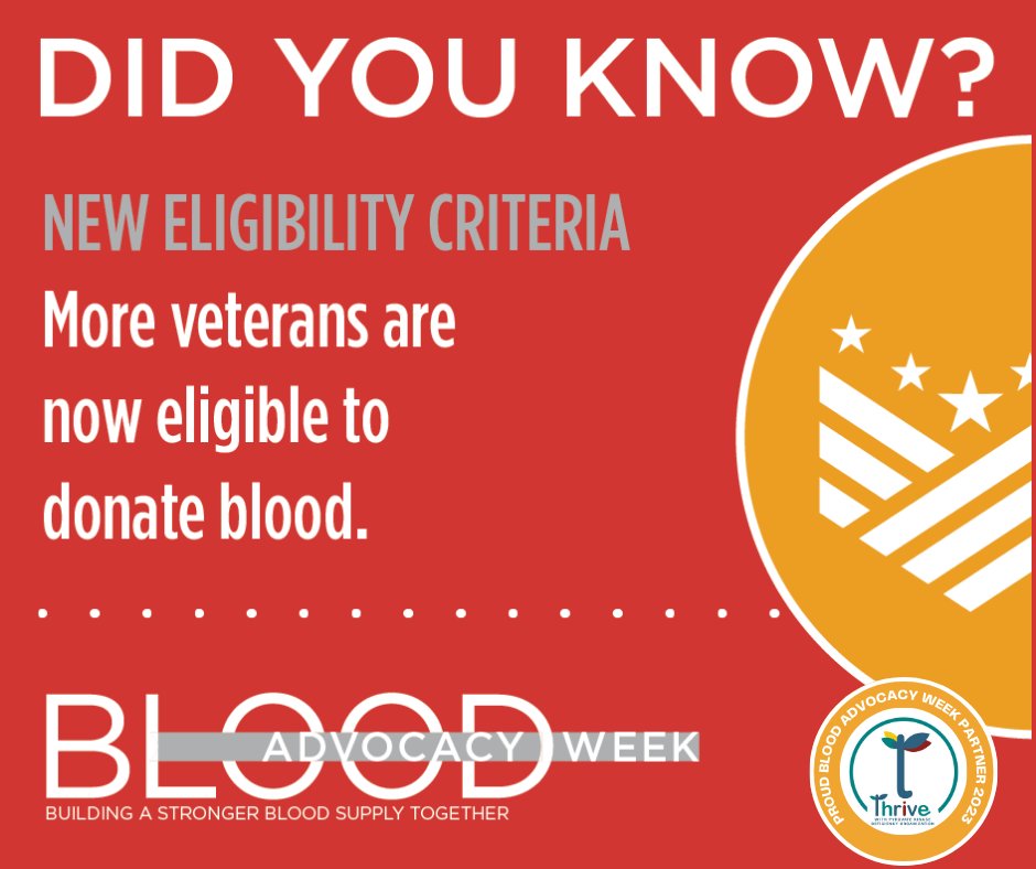 Many U.S. veterans that spent time in the UK, France and Ireland may now be able to donate blood.  

youtu.be/b145fFoomWc

#bloodadvocacy #whyblood #pkdeficiency #pyruvatekinasedeficiency #blooddisorder #rareanemias #rareanemia #hemolyticanemia #geneticanemia