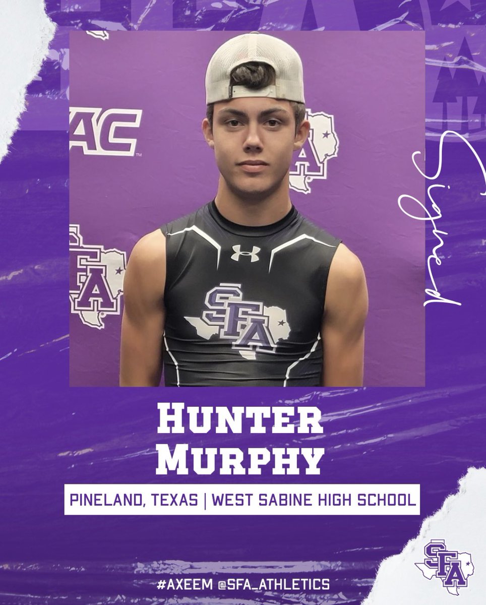 Welcome to SFA, Hunter!🪓

#AxeEm x #RaiseTheAxe
