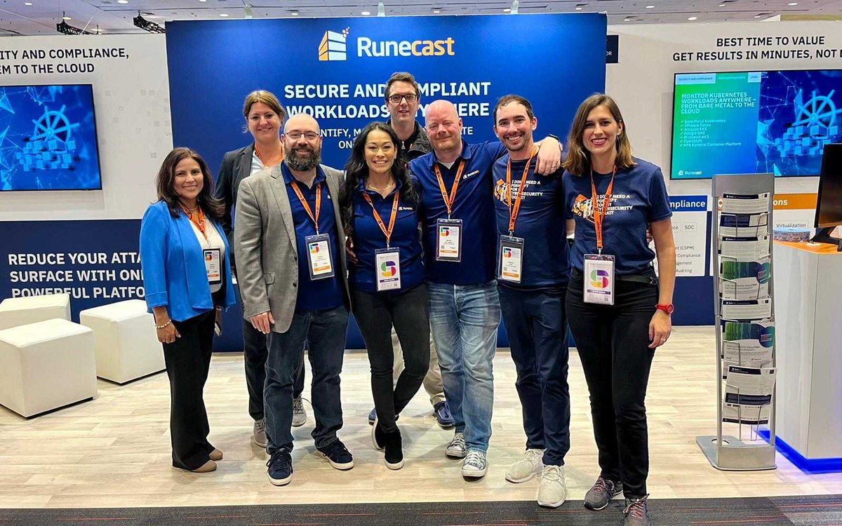 🚀Day 2 of @rsaconference🚀

Did you know that Runecast offers a single platform solution for automated security and compliance checks across all cloud infrastructure, on-prem and containers?

At booth 5227, Michiel De Lepper will have a session about that today at 11 am PDT.