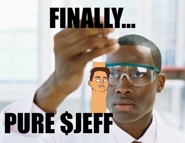 jeffcoinindex's tweet photo. pure $JEFF from the divine… soon it’ll be on the blockchain https://t.co/hBsHjF8zIM