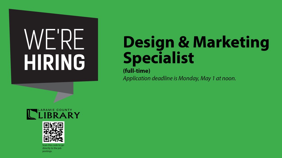 We are currently accepting applications for a full-time Design &amp; Marketing Specialist. Visit lclsonline.org/work/ to learn more.