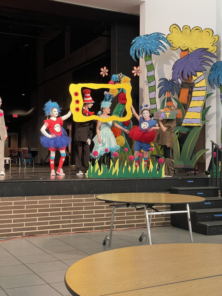The cast of the #OneHowell middle school production of Seussical the Musical is hard at work preparing for next week’s shows. The show runs May 4-6. Get your tickets at howellperformingarts.ludus.com/index.php. #HighlanderNation