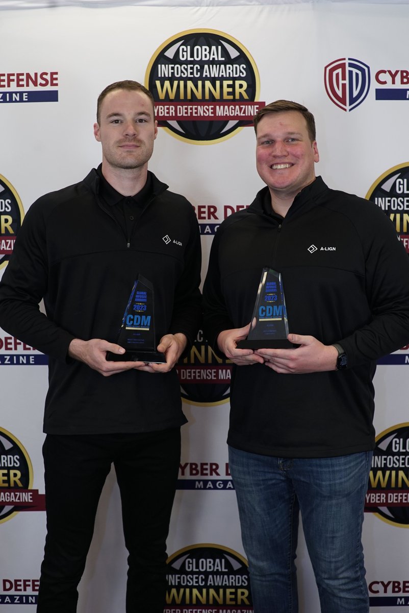 Cyber Defense Magazine #CDM Publisher Gary Miliefsky is thrilled to Announce! The Prestigious Cyber Defense Magazine's Global Infosec Awards 2023 #Winner <a href="/aligncompliance/">A-LIGN</a>  at the RSA Conference Rise above the noise! #rsa2023