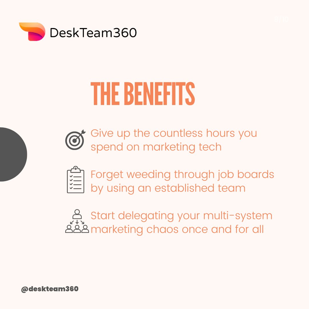 Servicelist_Off's tweet photo. DeskTeam360 helps businesses with services such as web design, technical support, marketing implementation services, automated email setup, and software integrations. All these services can be yours for one low monthly rate! 

Visit https://t.co/j30uSaOvJw for more information! https://t.co/ws51C5Z06I