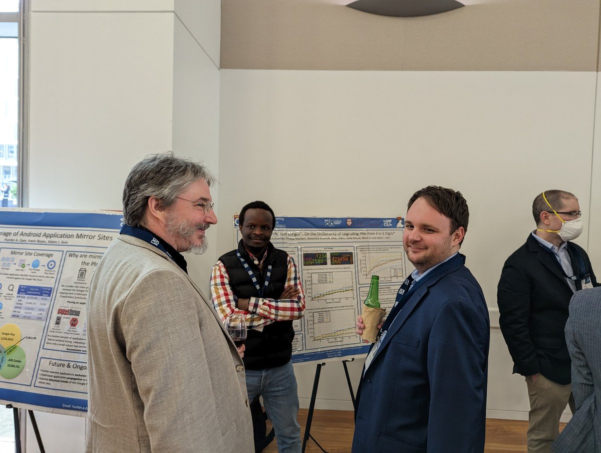 adamaviv's tweet photo. The @gwusec lab is well repainted at the reception for #GWBusinessPolicyForum23 @gwengineering @GWCOMPSCI https://t.co/apiAq6MDkB