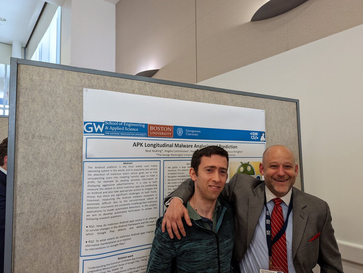adamaviv's tweet photo. The @gwusec lab is well repainted at the reception for #GWBusinessPolicyForum23 @gwengineering @GWCOMPSCI https://t.co/apiAq6MDkB