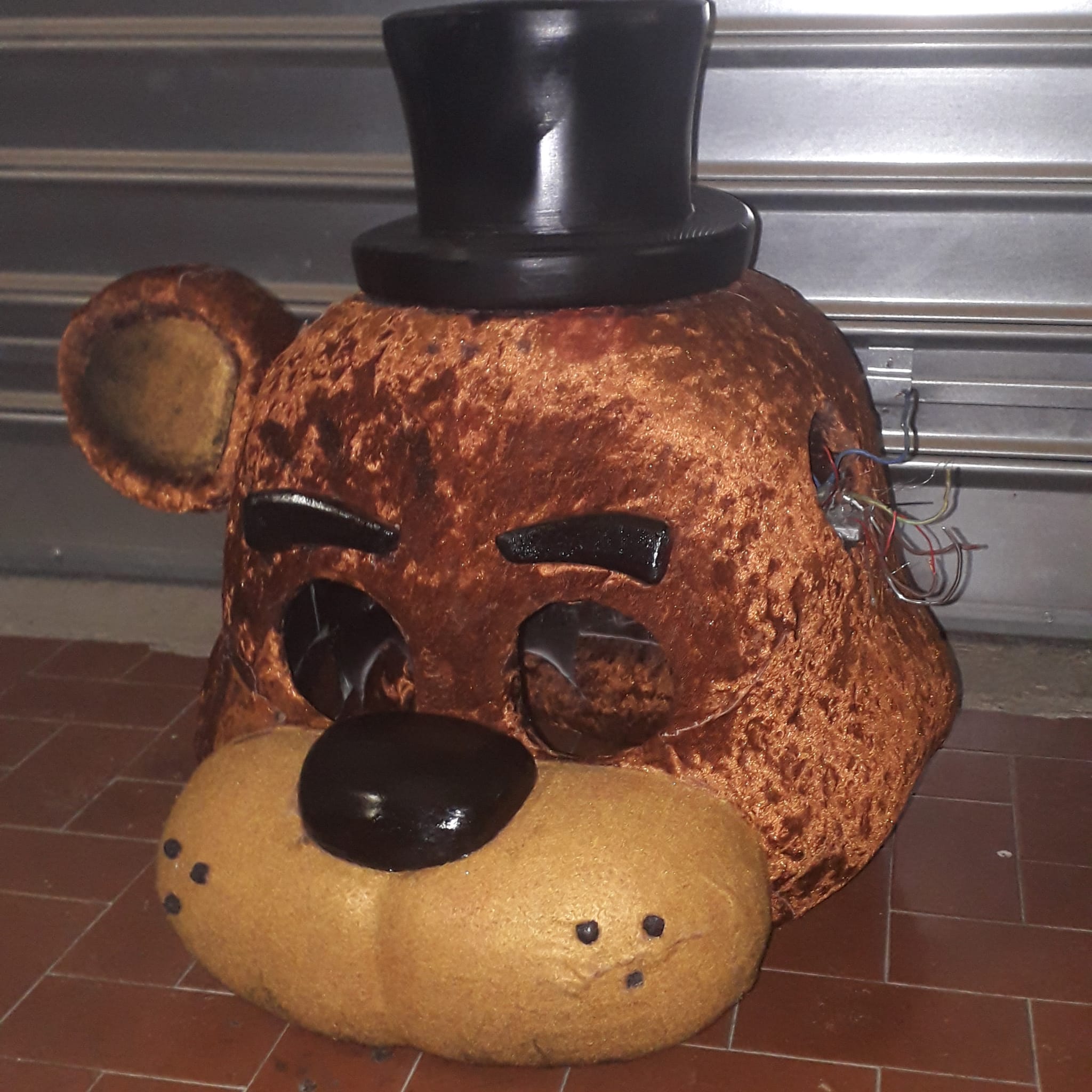 RLA project on X: FNaF movie accuracy?? #FNAFMovie #FNAF #FreddyFazbear I  re-used the old mask to make this fun thing. you can see the new mask being  worked on, with the new