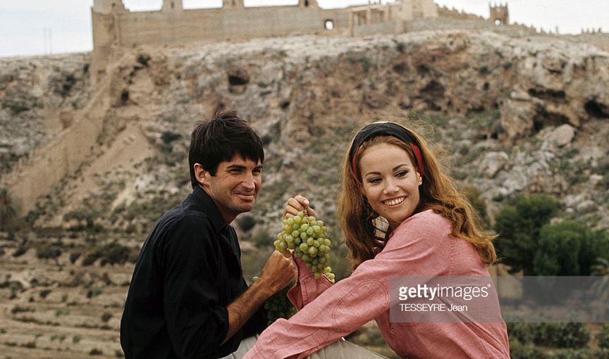 AlmeriaMovies's tweet photo. Claudine Auger #BOTD (1941-2019)
"L'homme de Marrakech" (1966) in front of la Muralla de Jairán, and Cerro San Cristóbal #Almeria #Alcazaba #Ciinema #Andalucia https://t.co/hHeeSH3i1N